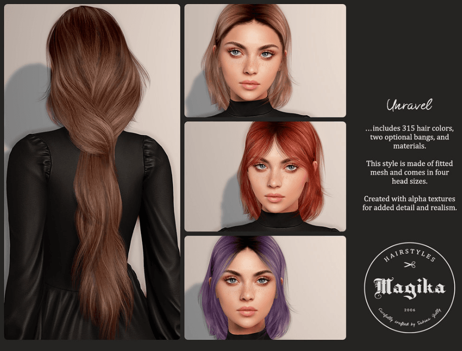 Прическа Unravel Hair
